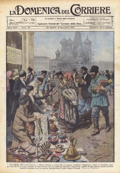 La tragedia dei nuovi poveri a Mosca door Achille Beltrame