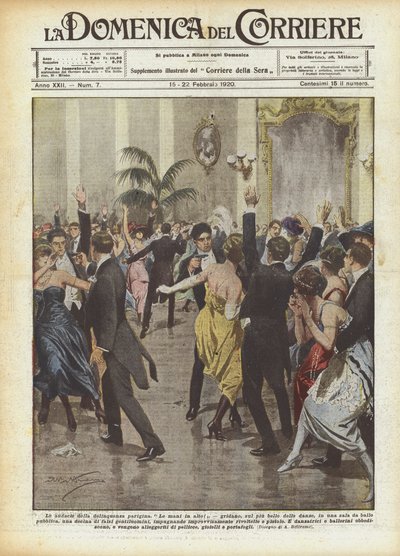 De durf van de Parijse misdaad door Achille Beltrame
