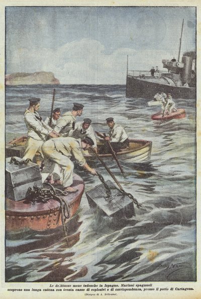De misdadige Duitse intriges in Spanje door Achille Beltrame