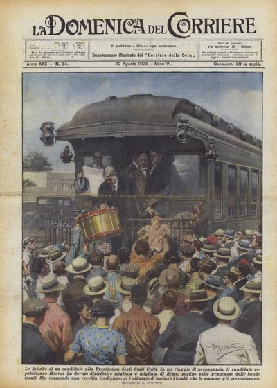 De inspanningen van een kandidaat voor het presidentschap van de Verenigde Staten door Achille Beltrame