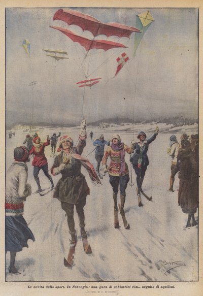 De nieuwigheden van de sport door Achille Beltrame