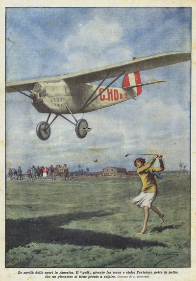 De nieuwigheden van de sport in Amerika door Achille Beltrame