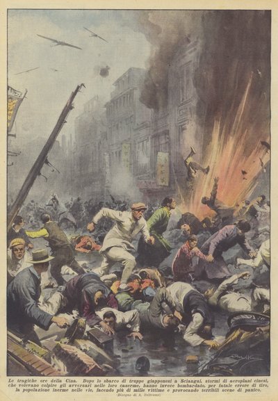 De tragische uren van China door Achille Beltrame