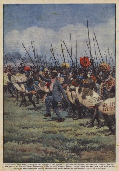 Het enthousiasme van de Zulu