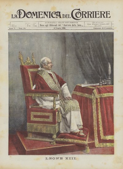Leo XIII door Achille Beltrame