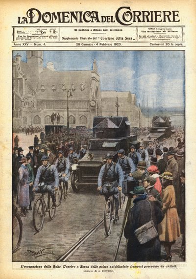De bezetting van het Ruhrgebied door Achille Beltrame