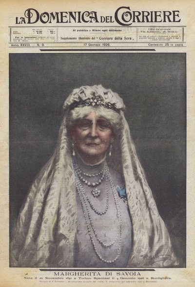 Margherita Di Savoia door Achille Beltrame
