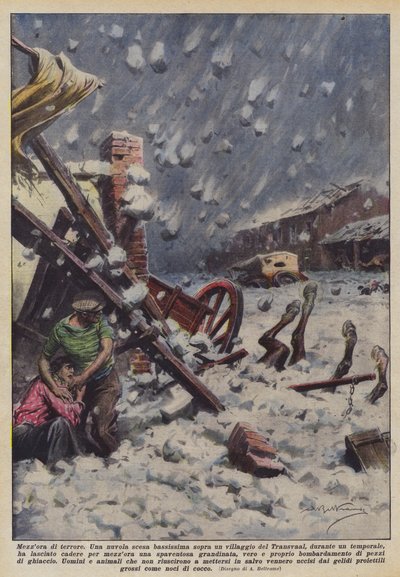 Half uur van terreur door Achille Beltrame