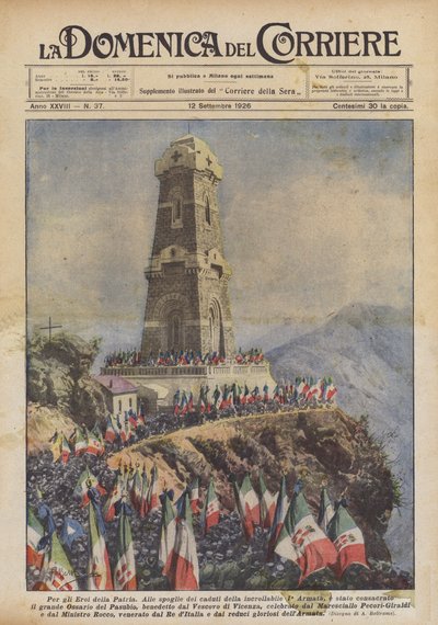 Voor de Helden van het Vaderland door Achille Beltrame