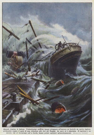 Wanneer de storm heerst door Achille Beltrame