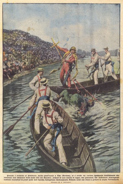 Wanneer de Duitsers zich vermaken door Achille Beltrame