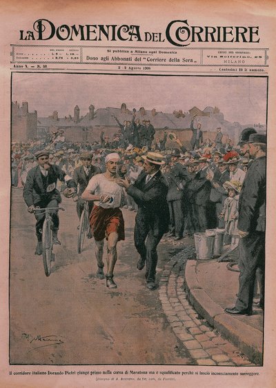De Olympische Spelen van 1908, voorpagina van 