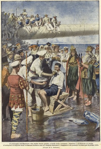 De Passage van de Evenaar door Achille Beltrame