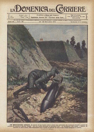 Een heldhaftige brigadier door Achille Beltrame