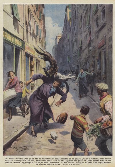 Een levende meteoor door Achille Beltrame