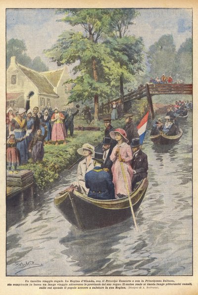 Een ongebruikelijke koninklijke reis door Achille Beltrame