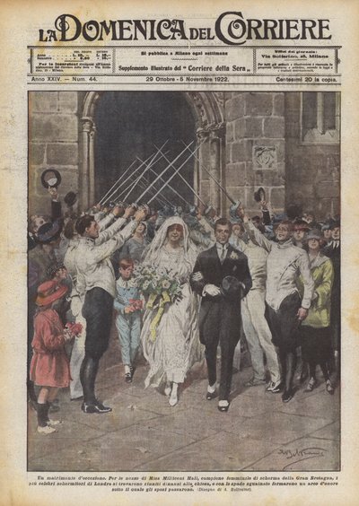 Een uitzonderlijk huwelijk door Achille Beltrame