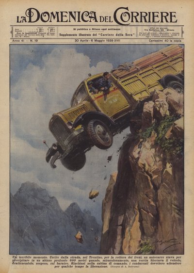 Een verschrikkelijk moment door Achille Beltrame
