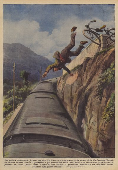 Een uitzonderlijke val door Achille Beltrame