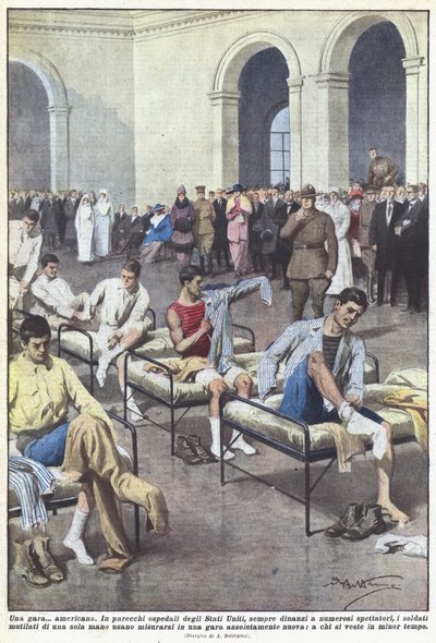 Een Amerikaanse race door Achille Beltrame