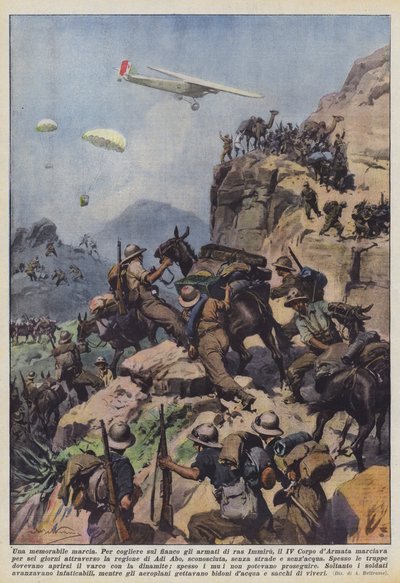 Een gedenkwaardige mars door Achille Beltrame