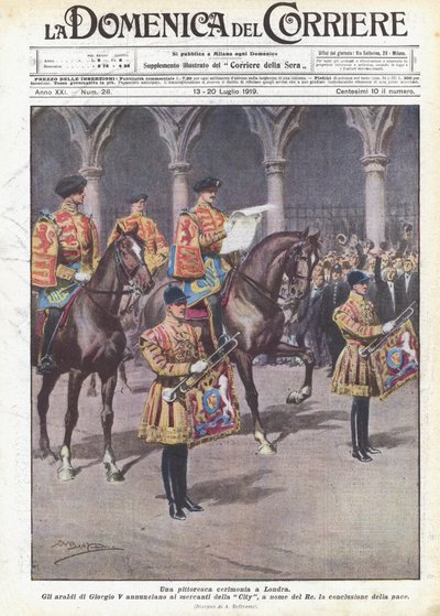 Een pittoreske ceremonie in Londen door Achille Beltrame