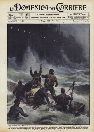 Een verschrikkelijke nacht door Achille Beltrame