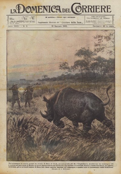 Een groot jachtavontuur in Afrika door Achille Beltrame
