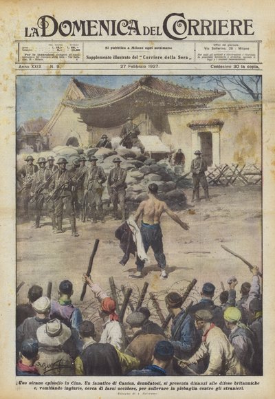 Een vreemd voorval in China door Achille Beltrame