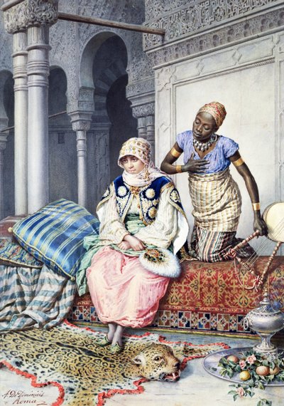 In de harem door Achille De Dominicis