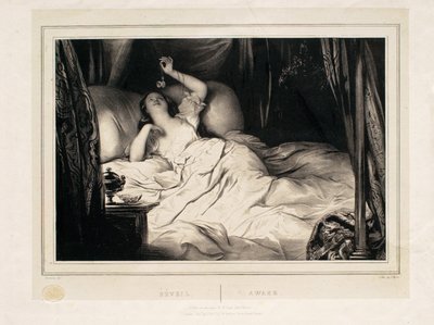 Awake (Ontwaken) door Achille Devéria