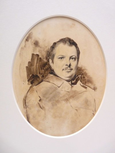 Portret van Honoré de Balzac 1799-1850, c. 1829 door Achille Devéria