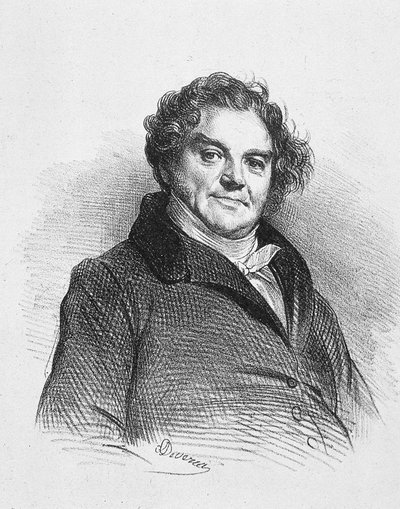 Portret van Vidocq door Achille Devéria door Achille Devéria