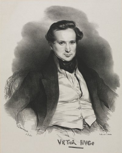 Victor Hugo door Achille Devéria