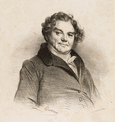 Portret van Eugène François Vidocq 1775-1857, ca. 1828 door Achille Devéria