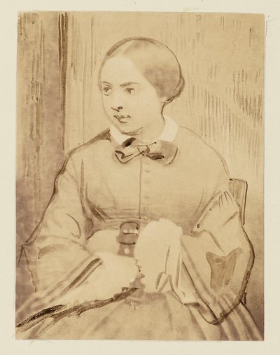 [Portret van een jonge dame, waarschijnlijk Cécile Devéria]. door Achille Devéria