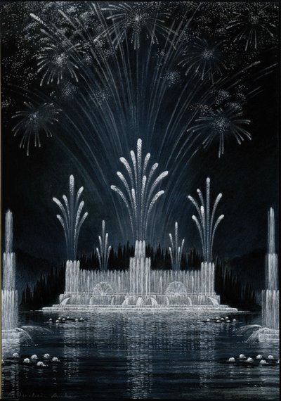 Grandes eaux lumineuses door Achille Duchêne
