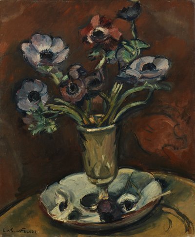 Stilleven met Anemonen, ca. 1922 door Achille Emile Othon Friesz