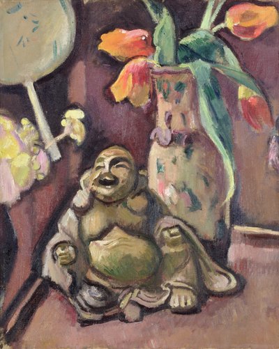 Stilleven met een Boeddhabeeldje door Achille Emile Othon Friesz