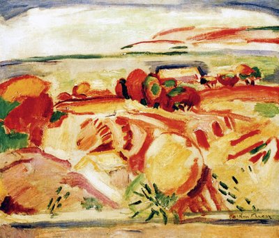 De baai van Cassis, Frankrijk, ca. 1906 door Achille Emile Othon Friesz