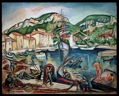 De haven van Ciotat door Achille Emile Othon Friesz