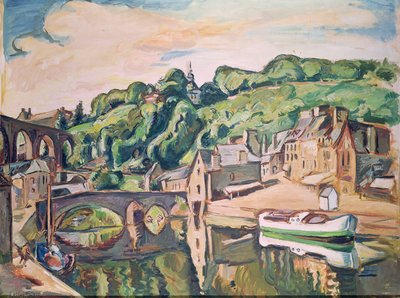 Uitzicht op Dinan door Achille Emile Othon Friesz