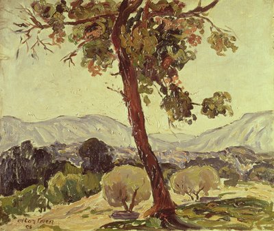 Boslandschap door Achille Emile Othon Friesz