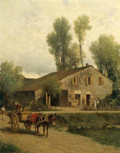 Het Huis waar Giuseppe Verdi werd geboren door Achille Formis Befani