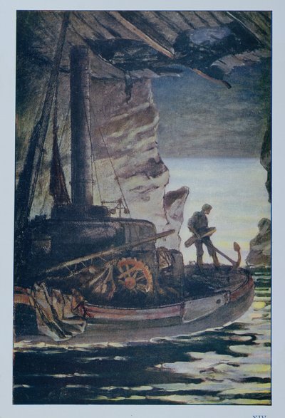 Illustratie uit Les Travailleurs de la Mer door Victor Hugo (1802-85) 1923 door Achille Granchi Taylor