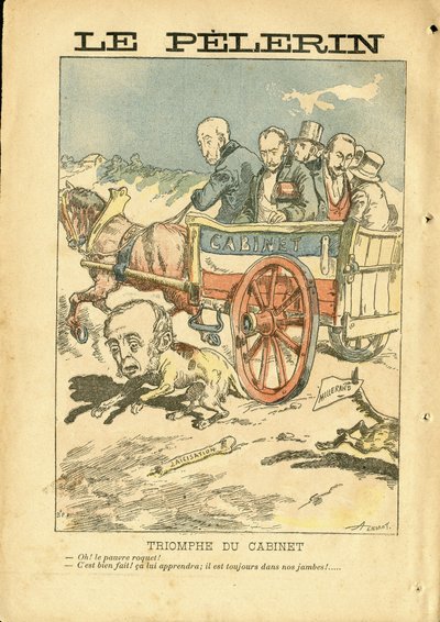 Illustratie van Achille Lemot (1846-1909) in Le Pelerin door Achille Lemot