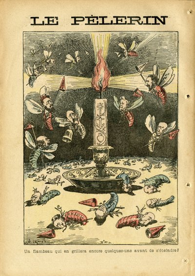 Illustratie van Achille Lemot (1846-1909) in Le Pelerin door Achille Lemot