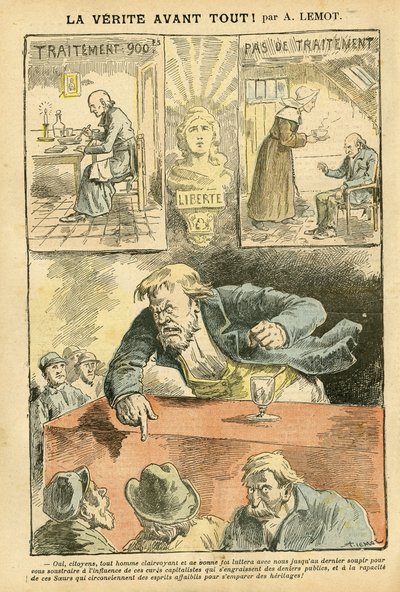 Illustratie van Achille Lemot (1846-1909) in Le Pelerin door Achille Lemot