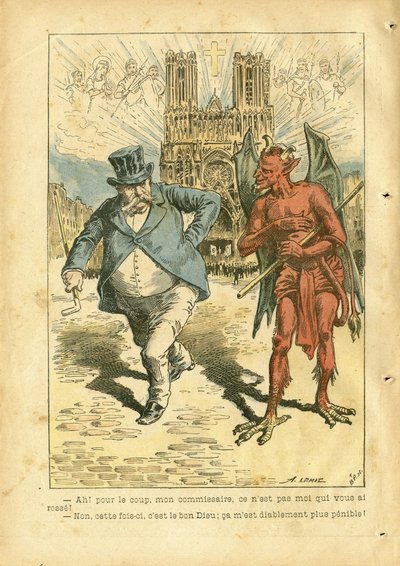Illustratie van Achille Lemot in Le Pelerin door Achille Lemot