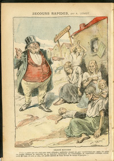Illustratie van Achille Lemot (1846-1909) in Le Pèlerin door Achille Lemot